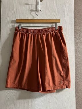 Free Fly Breeze Hybrid Shorts Adobe Red Run Performance Active Gym Men Sz Medium